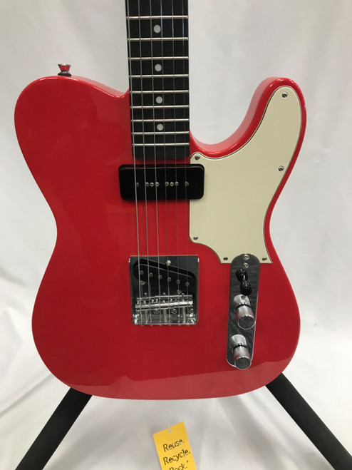 Vist Large View of Product Image Which is Used Stagg TELECASTER T Type Electric Guitar Red 6-String