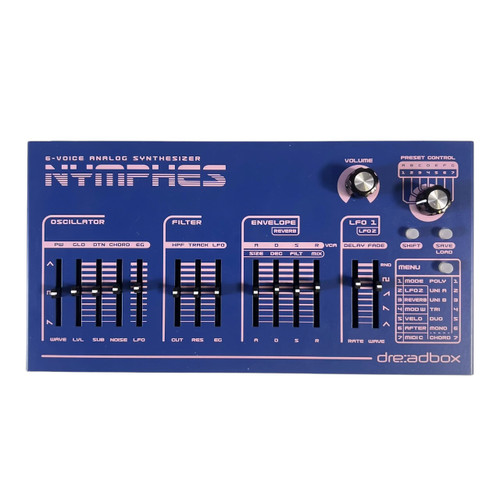 Vist Large View of Product Image Which is Used Dreadbox Nymphes Compact 6-Voice Analog Polyphonic Synthesizer
