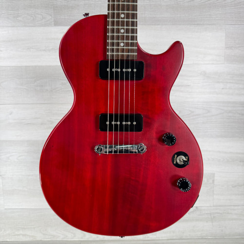 Vist Large View of Product Image Which is Used Epiphone Les Paul Special P90 Electric Guitar - Red