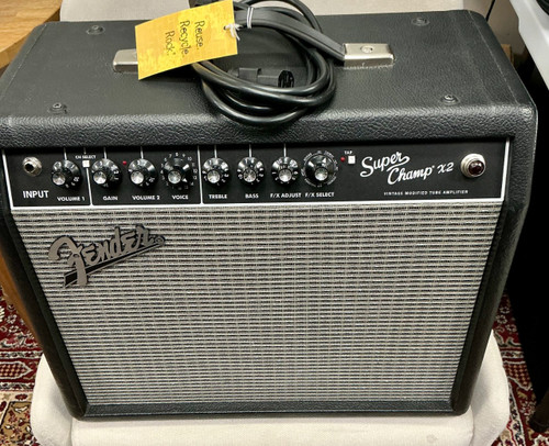 Vist Large View of Product Image Which is Used Fender SUPER CHAMP X2 1 x 10 Tube Combo Amplifier 1 x 10