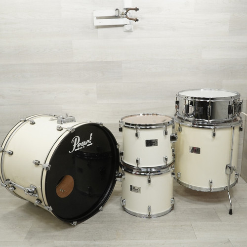 Vist Large View of Product Image Which is Used Pearl Forum Drum Shells And Hardware White