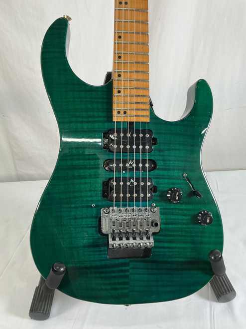Vist Large View of Product Image Which is Used Washburn MERCURY II SERIES Vintage Super S Electric Guitar Green 6-String