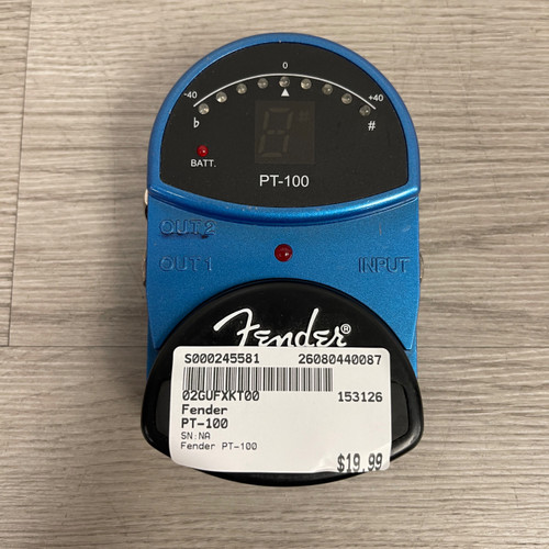 Vist Large View of Product Image Which is Used - Fender PT-100 Tuner Pedal