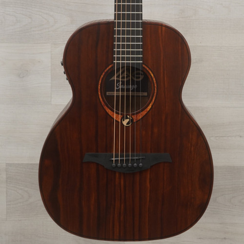 Vist Large View of Product Image Which is Used Lag SAUVAGE-TE Travel Acoustic-electric Guitar - Satin Brankowood - Gig Bag Included