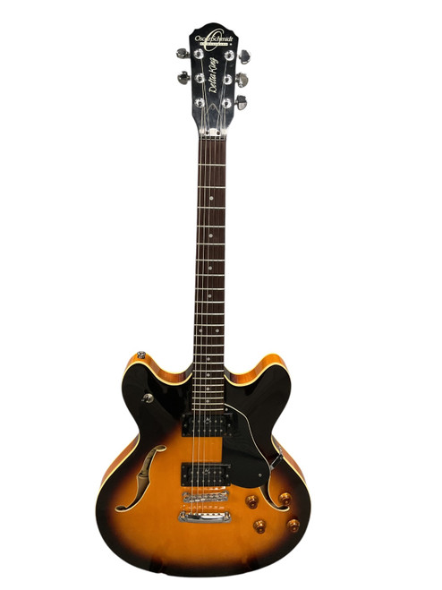 Vist Large View of Product Image Which is Used Oscar Schmidt OE-30 Semi-Hollow Electric Guitar Tobacco Sunburst 6-String