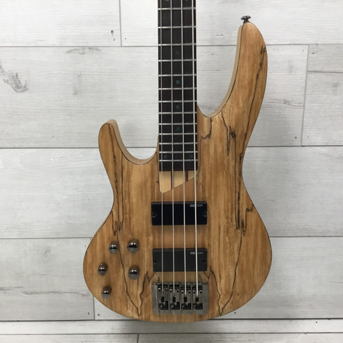 Vist Large View of Product Image Which is Used LTD B-204 Left Handed Bass Guitar Natural