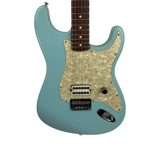 Vist Large View of Product Image Which is Used Fender TOM DELONGE STRATOCASTER S Type Electric Guitar Blue 6-String