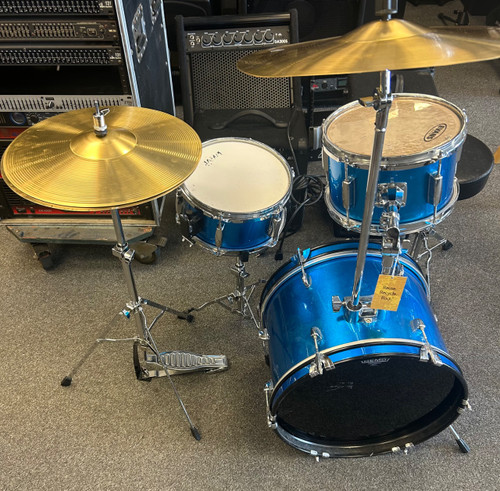 Vist Large View of Product Image Which is Used JAMM JUNIOR DRUM SET FULL Drum Shells and Hardware Blue