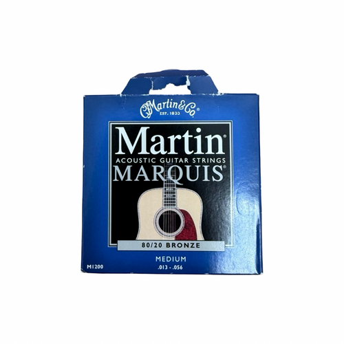 Vist Large View of Product Image Which is New MARTIN M1200 MARQUIS 80/20 BRONZE ACOUSTIC MEDIUM (13-56)
