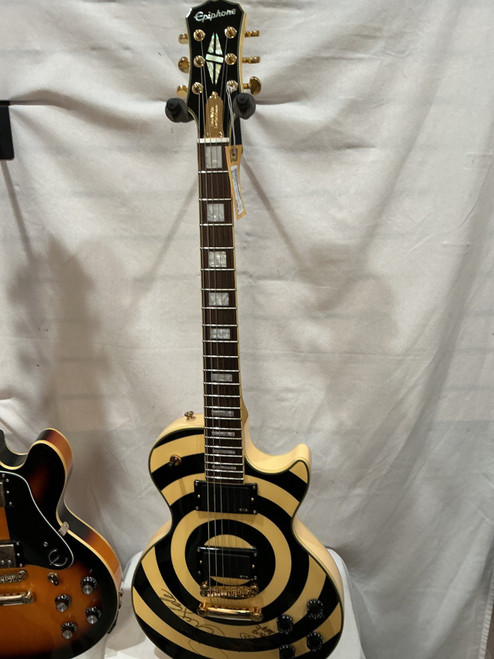 Vist Large View of Product Image Which is Used Epiphone ZAKK WYLDE CUSTOM LES PAUL LP Type Electric Guitar White 6-String