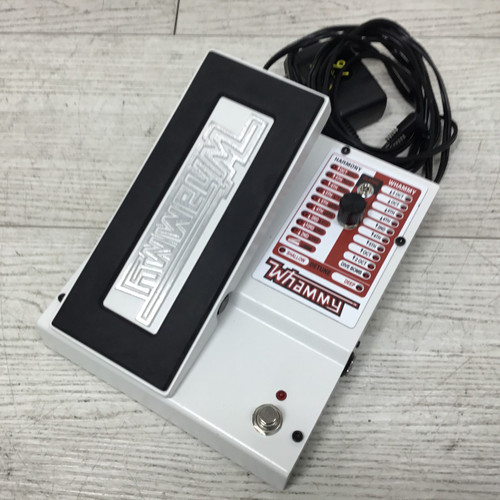 Vist Large View of Product Image Which is Used Digitech Whammy V Pedal With Power Supply White Edition