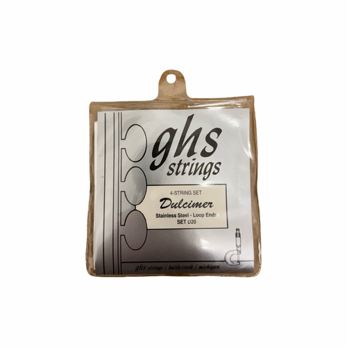 Vist Large View of Product Image Which is New GHS D20 DULCIMER STEEL 4-STRING (12-28)