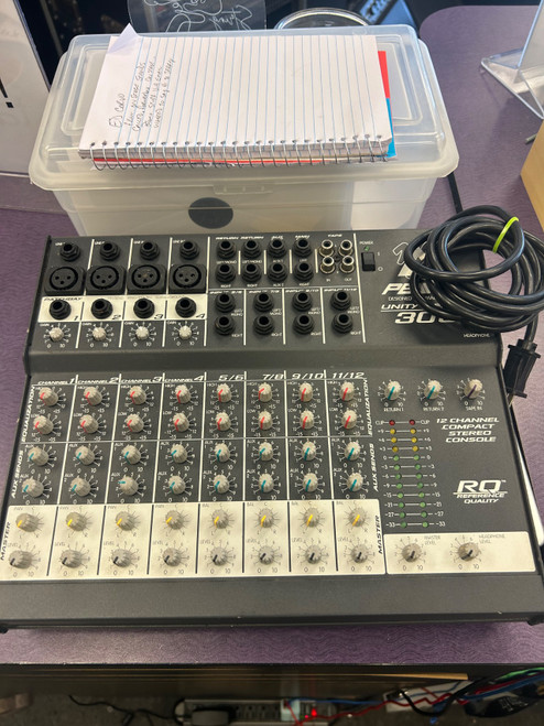 Vist Large View of Product Image Which is Used Peavey UNITY SERIES 300 Compact Mixer