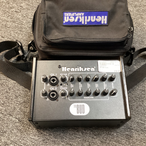 Vist Large View of Product Image Which is Used Henriksen THE BUD HEAD Solid State Guitar Head