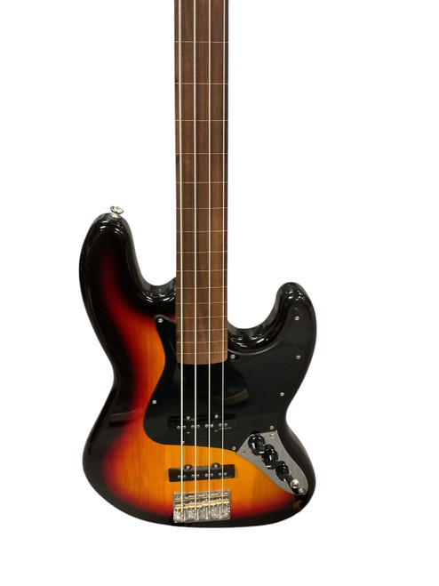 Vist Large View of Product Image Which is Used Harley Benton JB-75 SB J Type Bass Guitar Sunburst 4-String