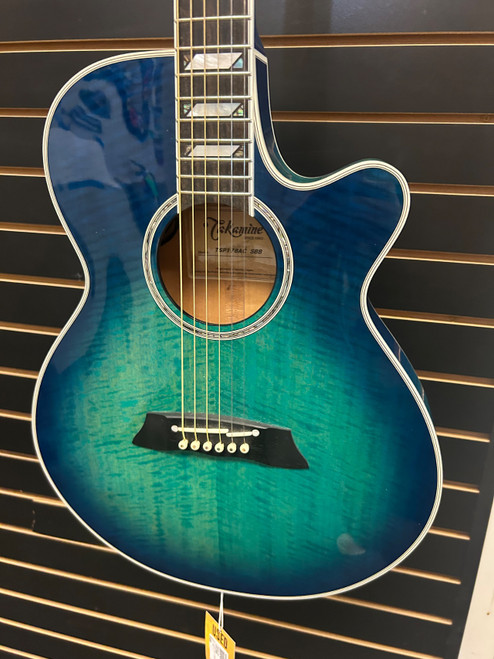 Vist Large View of Product Image Which is Used Takamine TSP178AC Solid Top Acoustic Guitar Blue
