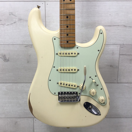 Vist Large View of Product Image Which is Used Fender Limited Edition Road Worn '70s Stratocaster, Maple Neck, Olympic White