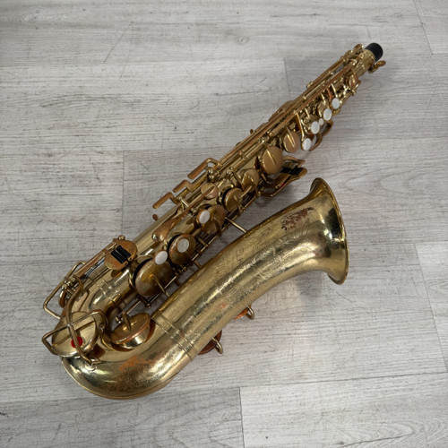 Vist Large View of Product Image Which is Used Buescher Elkhart 20A Alto Saxophone