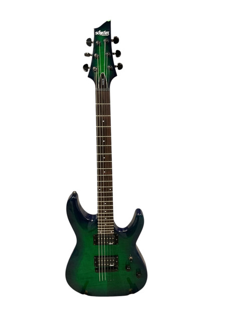 Vist Large View of Product Image Which is Used Schecter C-6 ELITE Super S Electric Guitar Green 6-String