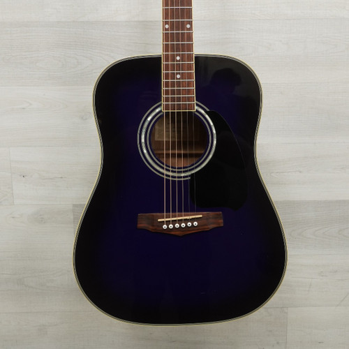 Vist Large View of Product Image Which is Used Ibanez PF15 Laminate Top Acoustic Guitar Purple