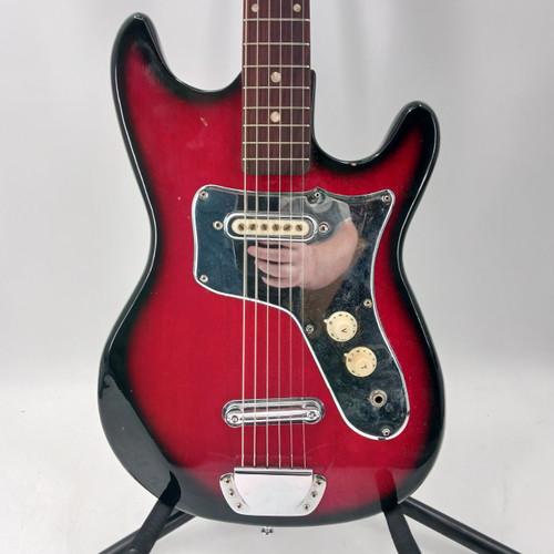 Vist Large View of Product Image Which is Used KAWAI MADE IN JAPAN GUITAR S Type Electric Guitar Red 6-String