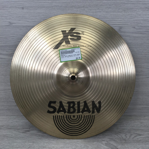 Vist Large View of Product Image Which is Used Sabian 14IN XS20 MEDIUM THIN CRASH Crash Cymbal 14"