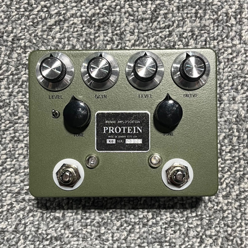 Vist Large View of Product Image Which is Used BROWNE AMPLIFICATION PROTEIN V4 DUAL OVERDRIVE Guitar Pedal