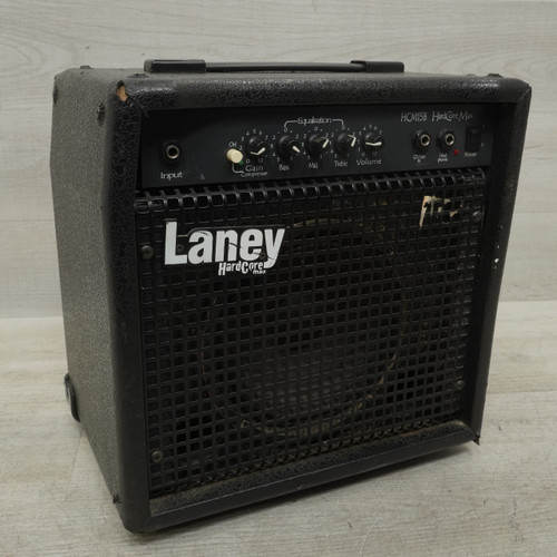 Vist Large View of Product Image Which is Used Laney HCM15B Hardcore Max 1x10 Bass Combo Amplifier As Is