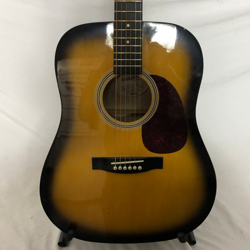 Vist Large View of Product Image Which is Used Starcaster 0910104124 Laminate Top Acoustic Guitar Honey Burst