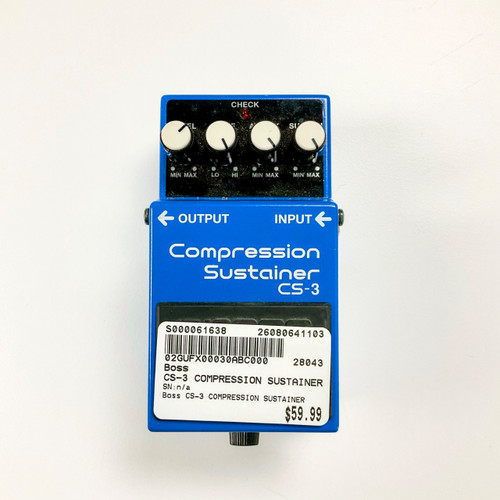 Vist Large View of Product Image Which is Used Boss CS-3 Compression Sustainer Compressor Pedal