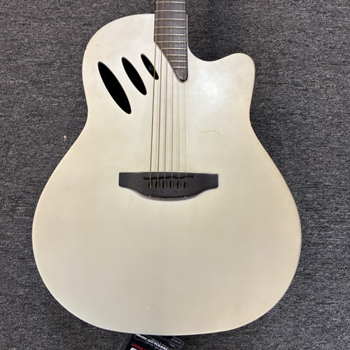 Vist Large View of Product Image Which is Used Ovation IDEA Laminate Top Acoustic Guitar Silver/Gray