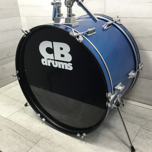 Vist Large View of Product Image Which is Used CB 5 Piece Drum Shell Kit Blue