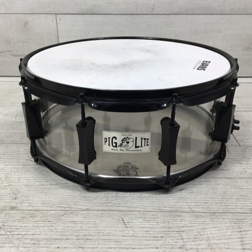 Vist Large View of Product Image Which is Used Pork Pie Pig Lite 5.5x14 Acrylic Snare Drum