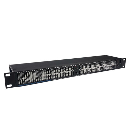 Vist Large View of Product Image Which is Used Alesis M-EQ 230 Dual 30-Band Graphic Equalizer Rackmount Signal Processor