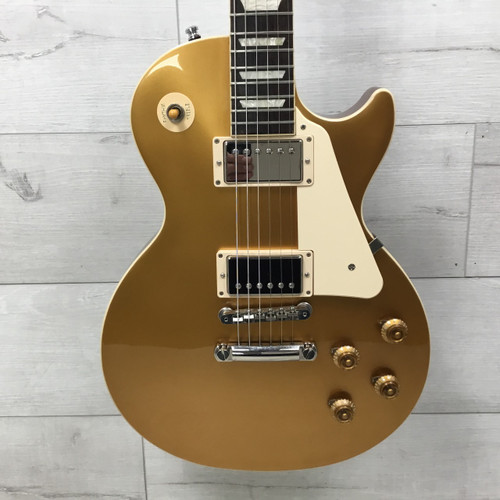 Vist Large View of Product Image Which is Used Gibson Les Paul Standard Goldtop 50s Neck 2021 Electric Guitar