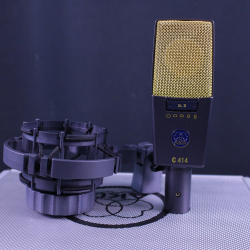 Vist Large View of Product Image Which is Used Akg C414 XLII CONDENSOR MIC W/CASE Condenser Microphone