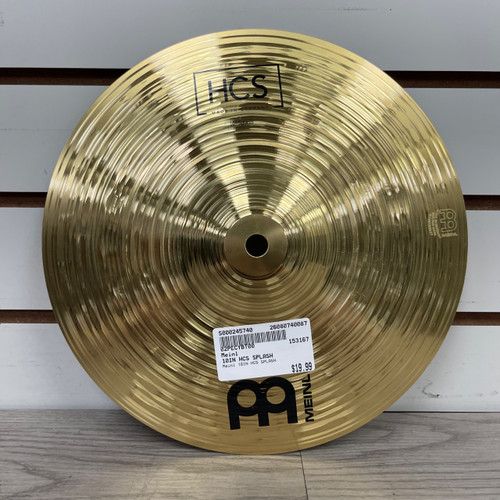 Vist Large View of Product Image Which is Used Meinl 10IN HCS SPLASH Splash Cymbal 10"