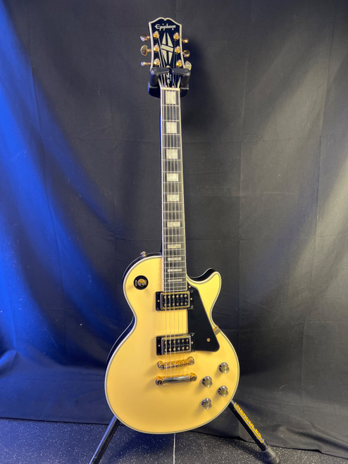 Vist Large View of Product Image Which is Used Epiphone LES PAUL CUSTOM LP Type Electric Guitar White 6-String