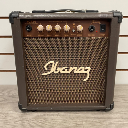 Vist Large View of Product Image Which is Used Ibanez ACA10 ACOUSTIC AMP 1 x 10 Solid State Amplifier 1 x 10
