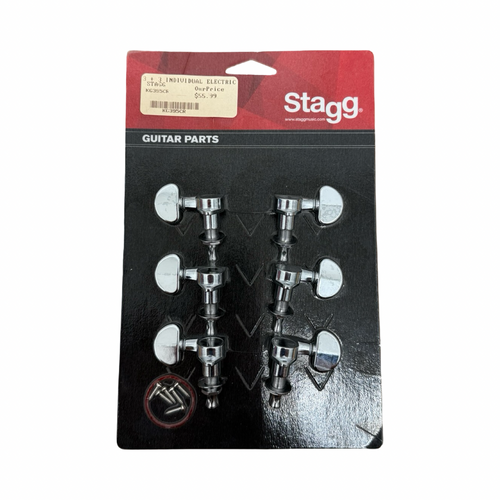 Vist Large View of Product Image Which is Used Stagg KG395CR 3+3 INDIVIDUAL ELECTRIC MACHINE Guitar Hardware