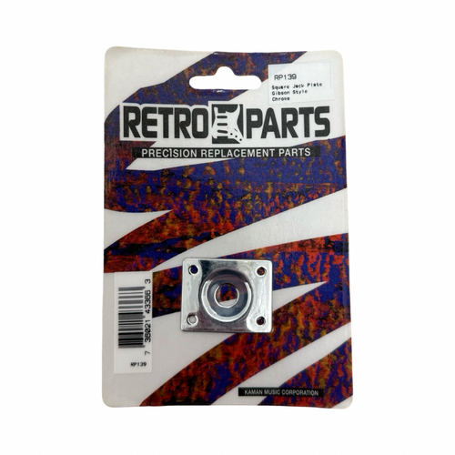 Vist Large View of Product Image Which is Used RETRO PARTS RP139 GIBSON STYLE JACK PLAT Guitar Hardware