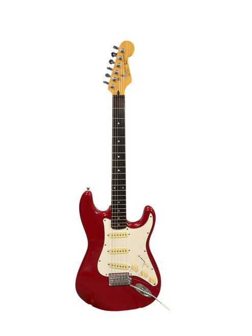 Vist Large View of Product Image Which is Used Squier STRATOCASTER STANDARD S Type Electric Guitar Red 6-String