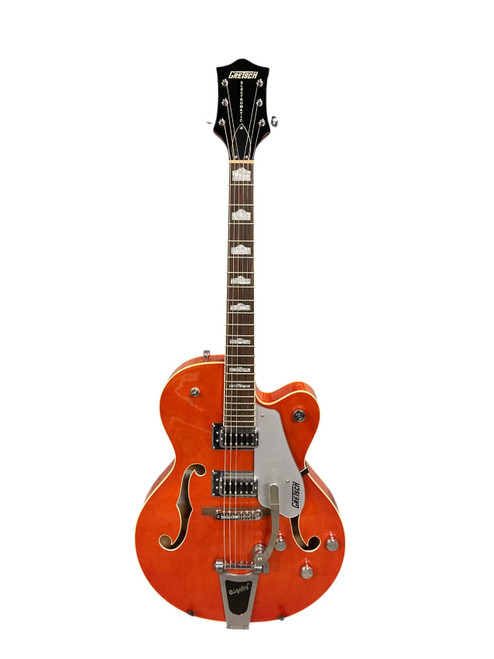 Vist Large View of Product Image Which is Used Gretsch G5420T Semi-Hollow Electric Guitar Orange 6-String