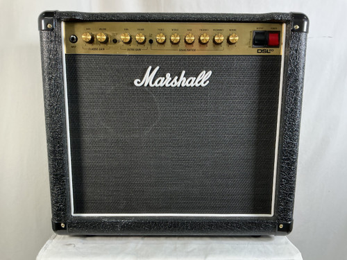 Vist Large View of Product Image Which is Used Marshall DSL-20 COMBO W/FOOTSWITCH 1 x 12 Tube Combo Amplifier 1 x 12