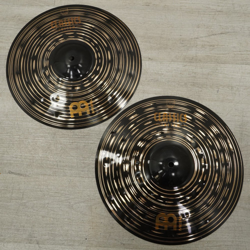 Vist Large View of Product Image Which is Used Meinl Classic Custom Dark Hi Hat Cymbals 14 - Inch