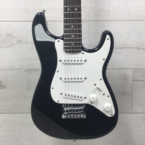 Vist Large View of Product Image Which is Used Squier Mini Stratocaster Electric Guitar Black