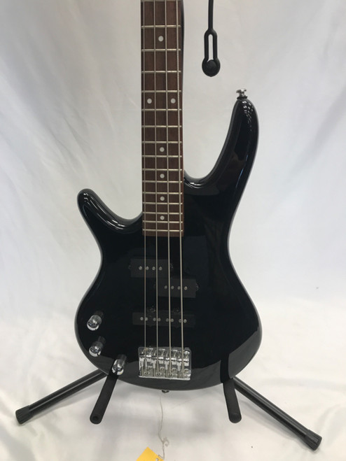 Vist Large View of Product Image Which is Used Ibanez MIKRO BASS LEFTY Bass Guitar Black 4-String