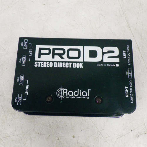 Vist Large View of Product Image Which is Used Radial Engineering Pro D2 Stereo Direct Box  