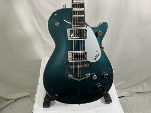 Vist Large View of Product Image Which is Used Gretsch ELECTROMATIC G5220 JET  JADE GREY LP Type Electric Guitar Silver/Gray 6-String
