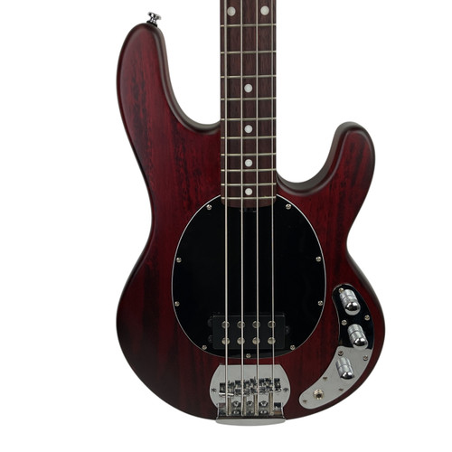 Vist Large View of Product Image Which is Used Sterling by Ernie Ball STINGRAY RAY4 Bass Guitar Wood 4-String